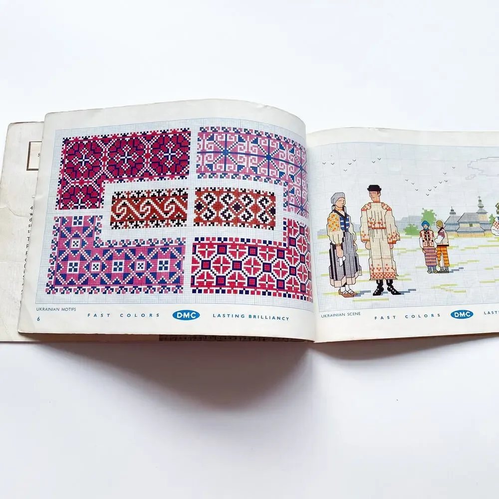 DMC Library Marking Stitch 4th Series Vintage Embroidery Book
